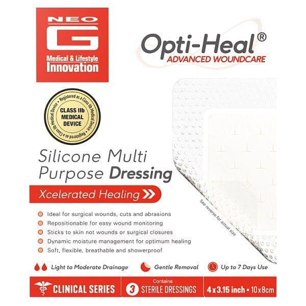 Neo G Opti-Heal Silicone Multi Purpose Dressing