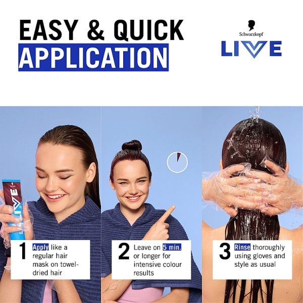 Schwarzkopf LIVE Cherry Cola Red Colour & Shine Hair Gloss