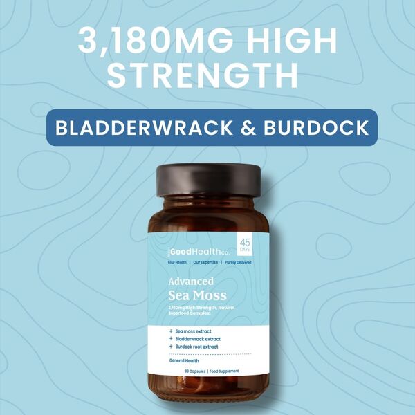 Your Good Health Co Sea Moss Capsules High Strength 3180mg