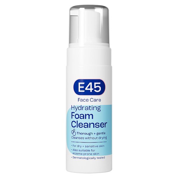 E45 Face Foaming Cleanser For Dry & Sensitive Skin 150ml