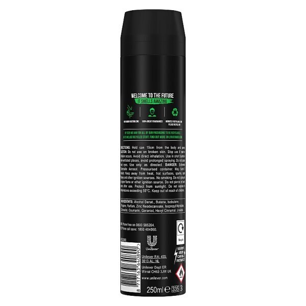 Lynx Deodorant Bodyspray Aerosol Africa 250ml