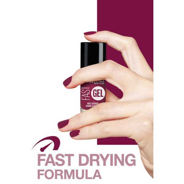 Maybelline Fast Gel Nail Laquer Plum Party 9