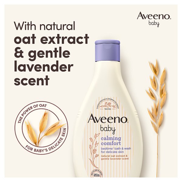 Aveeno Baby Calming Comfort Bedtime Baby Bath & Wash 400ml