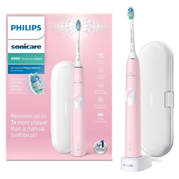 Philips Sonicare ProtectiveClean Electric Toothbrush, Pink