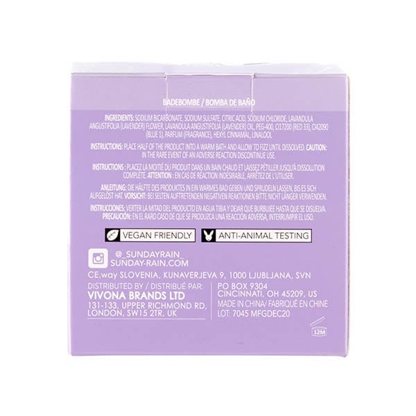 Sunday Rain Sleep Easy Bath Bomb