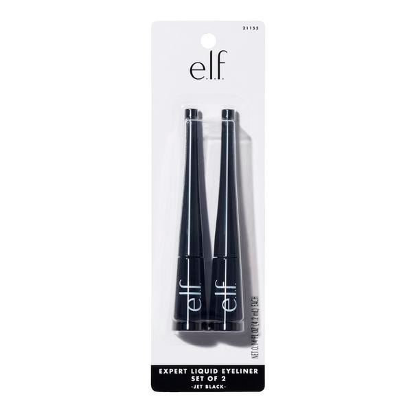 e.l.f Expert Liquid Liner Set Of 2 Jet Black