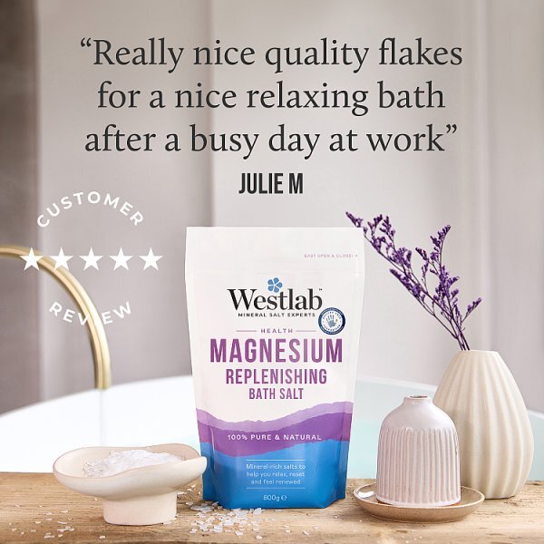 Westlab Magnesium Bath Soak Supports Mind And Body Health