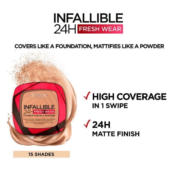 L'Oreal Paris Infallible 24H FreshWear Foundation Powder 300
