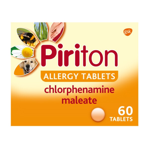 Piriton Allergy Relief Tablets Antihistamine tablets 60s