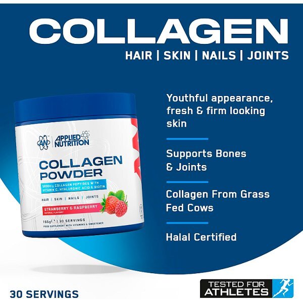 Applied Nutrition Collagen Powder Strawberry&Raspberry 165g