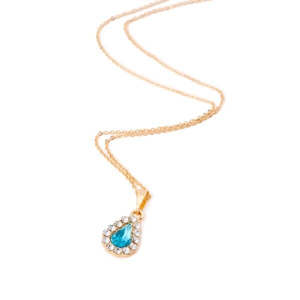 Superdrug Studio March Fashion Birthstone Necklace