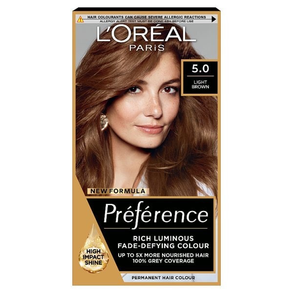 Preference Infinia 5 Palma Natural Light Brown Hair Dye