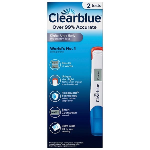 Clearblue Digital Ultra Early Pregnancy Test - 2 Tests