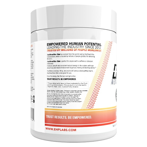 EHPlabs OxyShred Non Stim Peach 20 Serve
