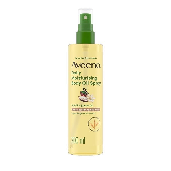 AVEENO Daily Moisturising Oil Spray Comforting Cocoa Vanilla 200ml