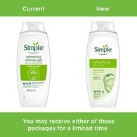 Simple Refresh Shower Gel 450Ml