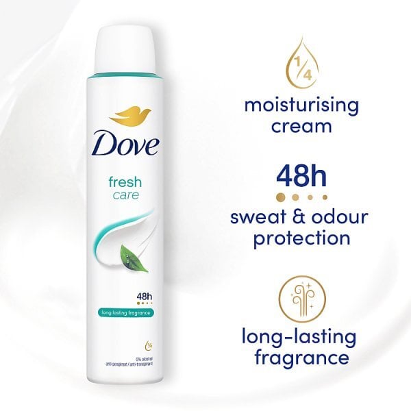 Dove Fresh Care Anti-Perspirant Deodorant Aerosol 200 ml