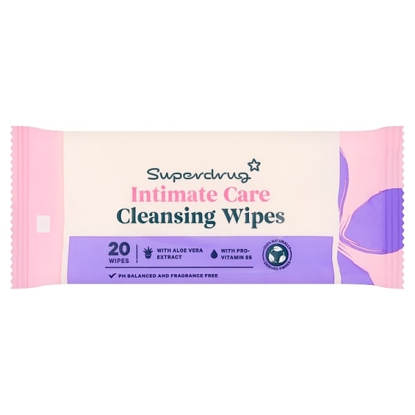 Superdrug Intimate Care Wipes x20