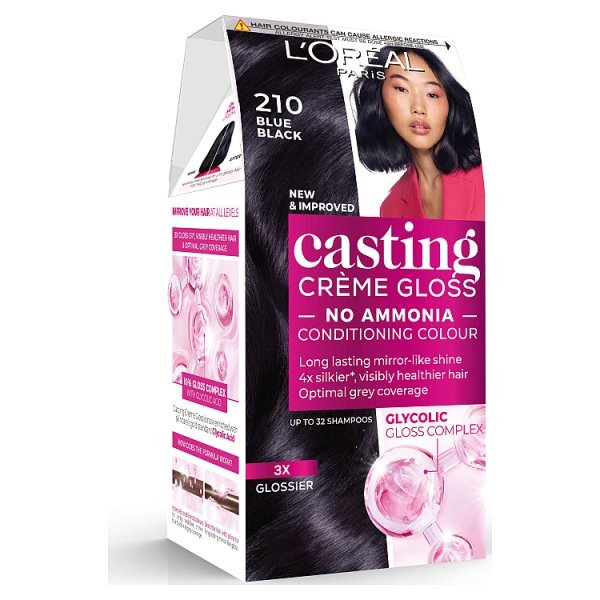 L'Oréal Casting Crème Gloss - 210 Blue Black Semi-Permanent Hair Dye