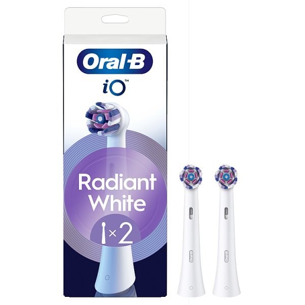 Oral-B iO Radiant White Toothbrush Heads 2 Pack