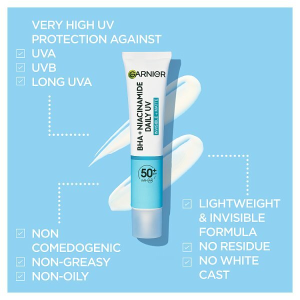 Garnier Bha + Niacinamide Uv Daily Fluid Spf50