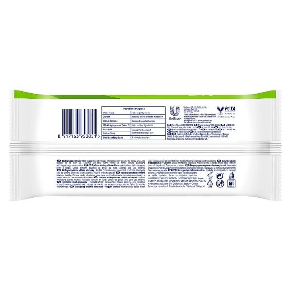 Baby Dove Biodegradable Fragrance Free&nbsp;75 pack
