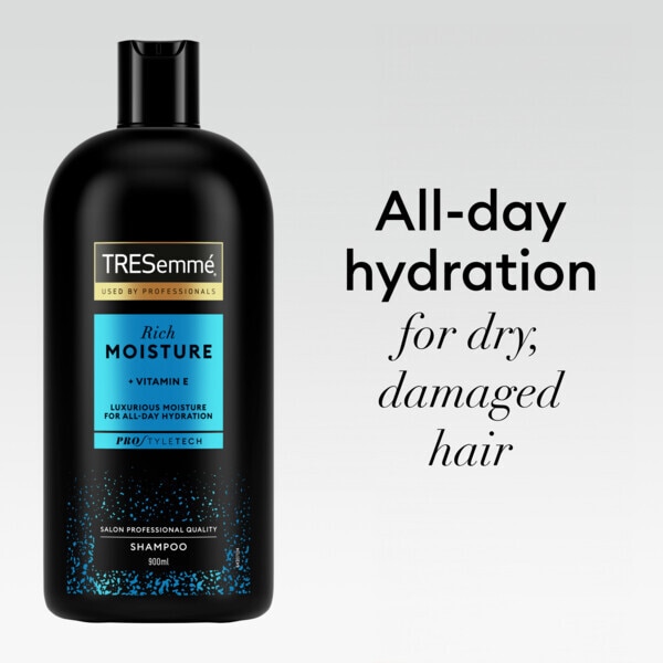 DNR TRESemm Rich Moisture Shampoo for Dry Damaged Hair 900ml