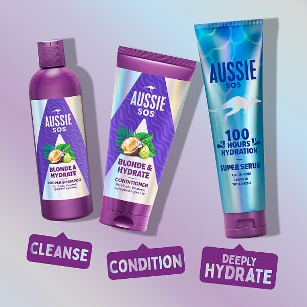 Aussie Blonde & Hydrate Purple Shampoo 300ml