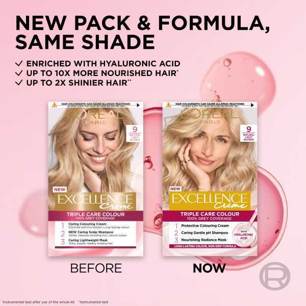 L'Oréal Excellence Crème 9 Natural Light Blonde