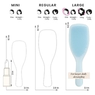 Tangle Teezer Large Ultimate Detangler Fine Seafoam Blue