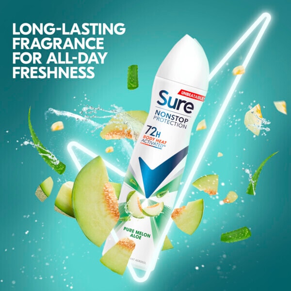 Sure Fw Pure Melon & Aloe Non Stop 250Ml