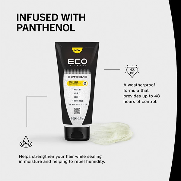 Eco Style Extreme Stiff Hold Styling Gel, 170G