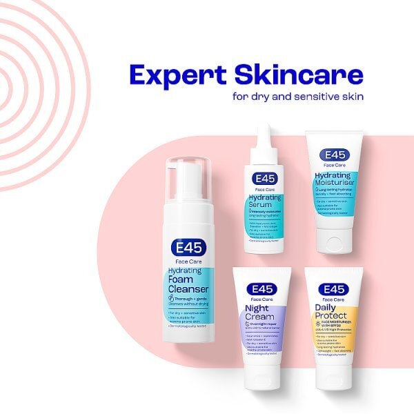 E45 Daily Protect Face Moisturiser Spf30 For Dry Skin 50Ml