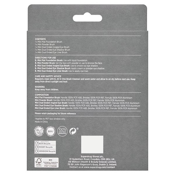 Superdrug B. Mini Brush Set