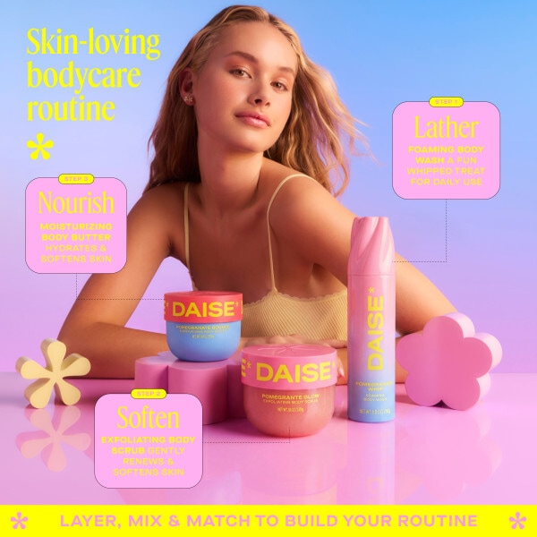 Daise Foaming Body Wash Pomegranate 265 Ml