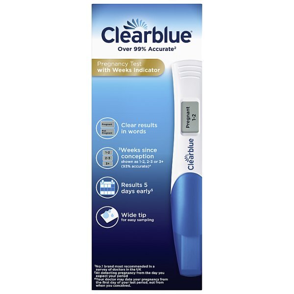 Clearblue Digital Weeks Indicator Pregnancy Test - 2 Tests