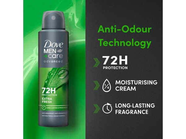 Dove Men+Care Advanced Extra Fresh Anti-Perspirant Aerosol 150 ml