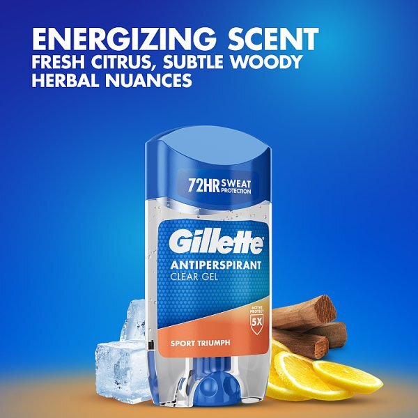 Gillette Sport Triumph Clear Gel 70Ml