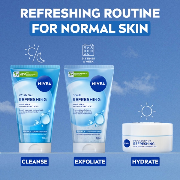 NIVEA Daily Essentials Gentle Exfoliating Face Scrub 150ml