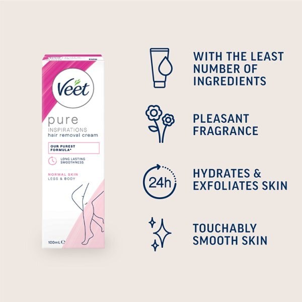 Veet 3 Minute Cream For Normal Skin 100ml