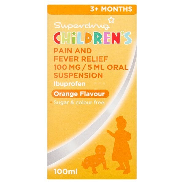 Superdrug Children's Pain and Fever Relief 100mg/5ml