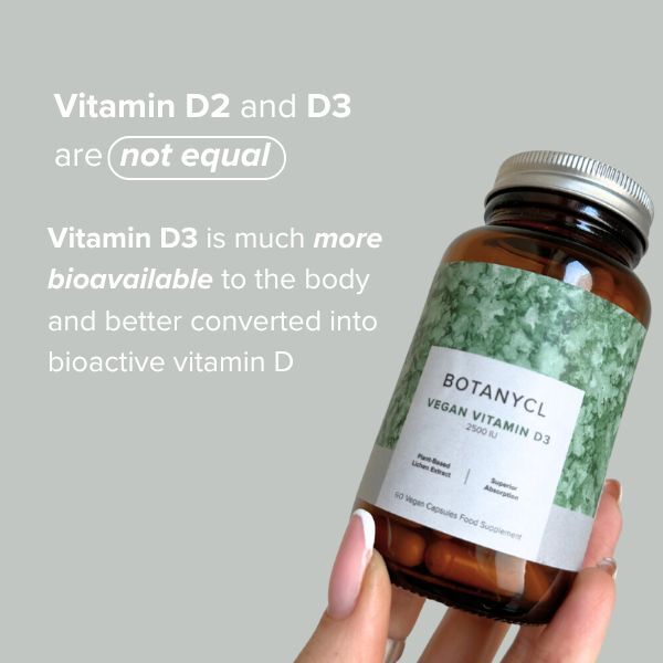 Botanycl Vegan Vitamin D3 - 60 Capsules