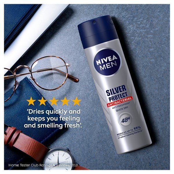 DNR NIVEA Men Anti-Perspirant Antibacterial Deodorant 250ml