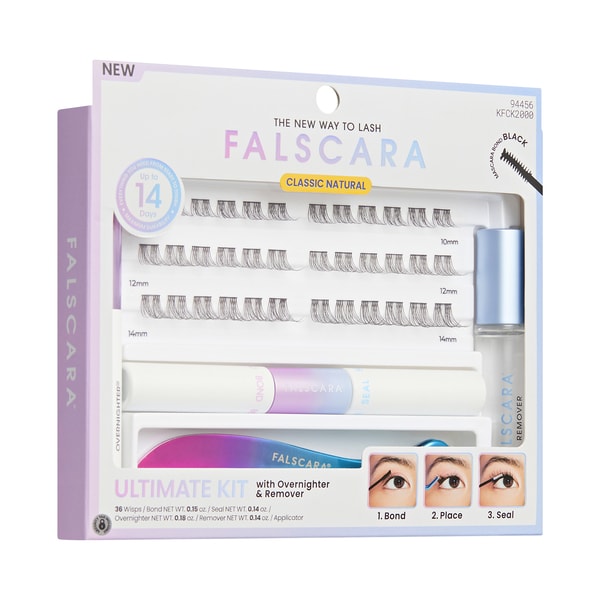 Kiss Falscara All Inclusive Kit - Classic Natural
