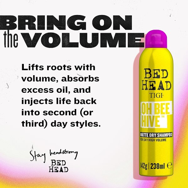 TIGI  Oh Bee Hive Epic Volumising Dry Shampoo!238ml