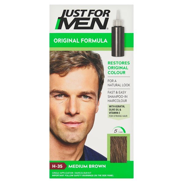 Just For Men Shampoo-In Haircolour Natural Medium Brown H-35