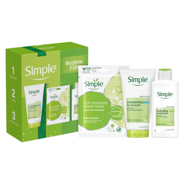 Simple Skincare Daily Regime Christmas Gift Set
