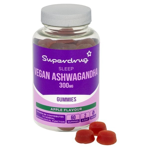 Superdrug Ashwagandha 300mg Gummies 60s