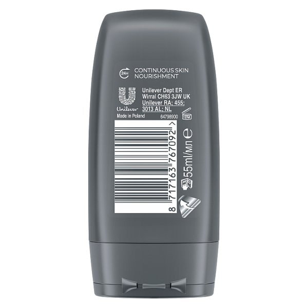 Dove Men+Care Hydrating Clean Comfort 3in1 Hair, Face & Body Wash 55ml