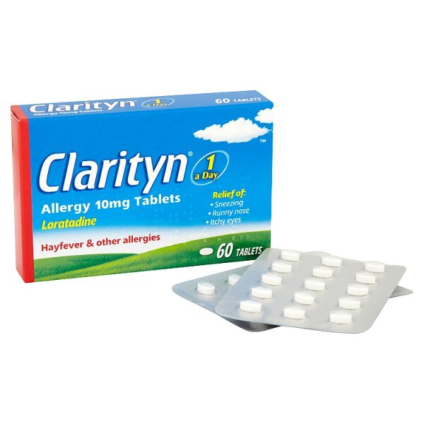 Clarityn Allergy & Hayfever Prescription Strength 60 Tablets